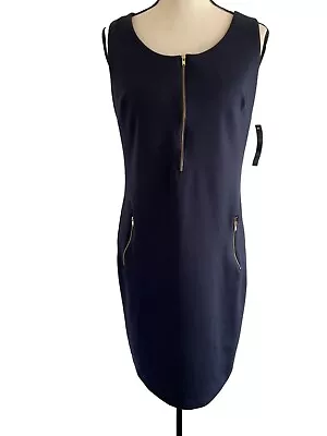 AA Studio AA Navy Blue Sleeveless Mini Dress Size 10 • $10