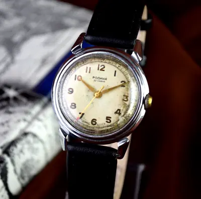 Vintage Watch Rodina Automatic KIROVSKIE 1MCHZ SOVIET USSR WATCH 22 Jewels • $144.99