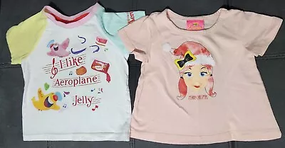 Emma Wiggle & Aeroplane Jelly Tshirts Size 1 Preowned • $15