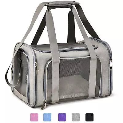 Pet Carrier For Small Medium Cats Dogs Up To 15 Lbs TSA Airline Approved • $35.02