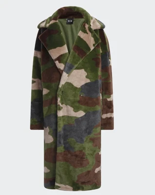 $671.30 • Buy Adidas Ivy Park Faux Fur Camo Coat Size M Beyonce 