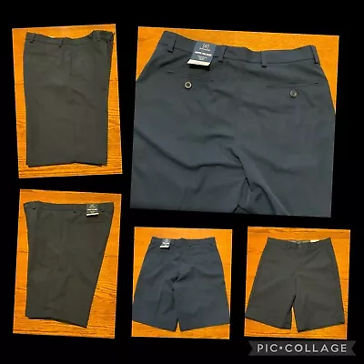 NEW! Men’s GEORGE Performance Flat Front Shorts Size 30 Blue 10” Inseam UPF 30  • $8.35