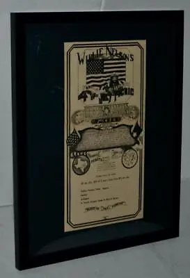 $89.99 • Buy Willie Nelson 1974 2nd Annual 4th July Picnic Rare W/ Ticket Order Concert Ad