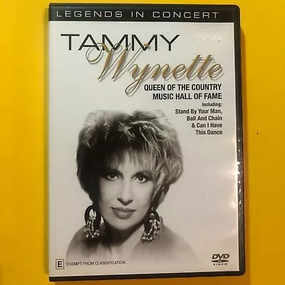 TAMMY WYNETTE - LEGENDS IN CONCERT- DVD - R4 - Brand New Sealed T48 • £8.53