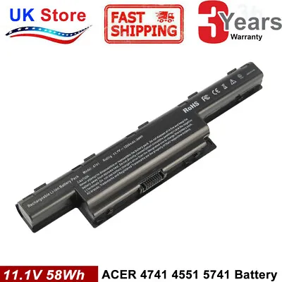 Packard Bell EasyNote NM86 NM87 TK36 TK37 TK81 TK83 TK85 TK87 TM01 TM80 Battery • £15.89