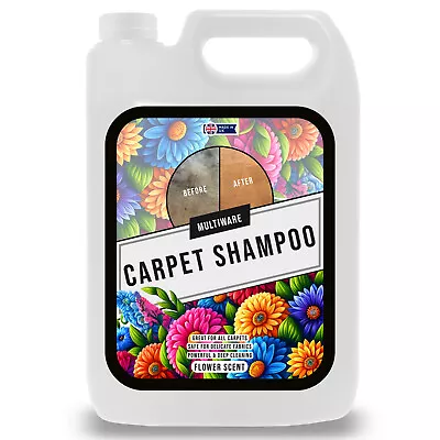 Carpet Shampoo Cleaner Pet Magic Floral Deodoriser Vax Machine Solution 5 Litres • £11.95