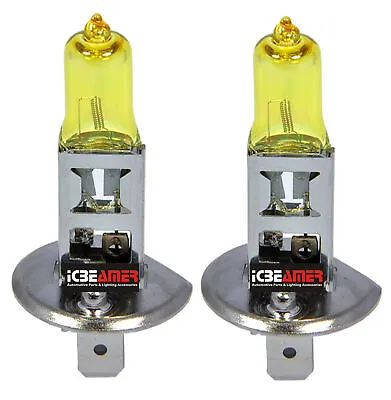 ICBEAMER 12V H1 100W Xenon HID Yellow Replace Halogen Headlight Light Bulbs 132F • $11.39