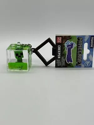 Tsunameez Minecraft Cube Creeper Water Keychain Figure • $11.95