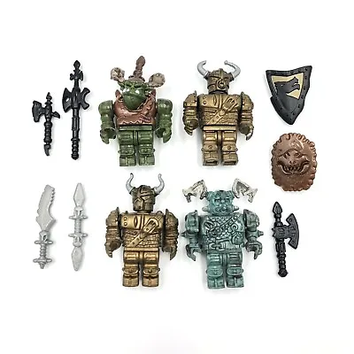 Mega Bloks Dragons Krystal Wars Lot Of 4 Minifigures Knights And Orc • $9.99