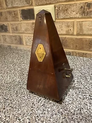Antique Maelzel Paquet Early  Metronome W/Bell Works !  Signed!! • $40