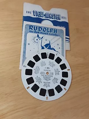 1950's Rudolph Red Nosed Reindeer VIEWMASTER FT-25 Reel Booklet View Master • $3.72