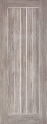Internal Oak Mexicano Light Grey Laminated Solid Door • £34.99