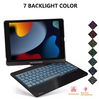 $56.99 • Buy Backlit Wireless Keyboard Case For IPad 7/8/9th-10.2  IPad Air 3/iPad Pro-10.5 