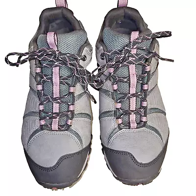 Merrell Women's Hiking Shoes J42922 Size 10 Gray W/ Purple • $18