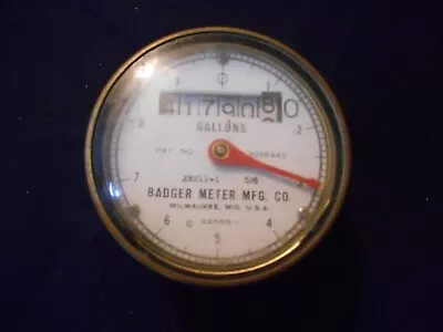 Vintage     Badger Water Meter        Take A LOOK!! • $18
