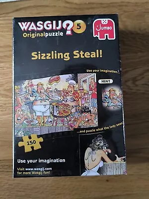 Wasgij? Original Jigsaw Puzzle    'Sizzling Steal!'  (no 5)   150 Pieces   (new) • £10.69