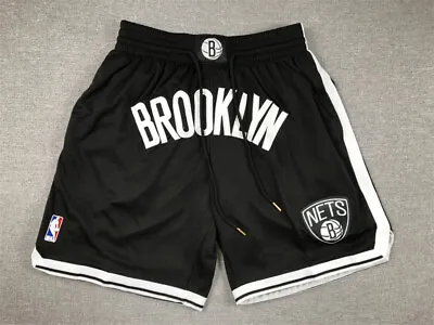 Hot Brooklyn Nets Men Black Swing Basketball Pocket Shorts • $35.99