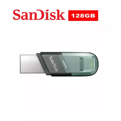 USB 3.1 Sandisk IXPand Flash Drive Flip 128GB For IPhoneMacand USB Type-A PCs • $69.95