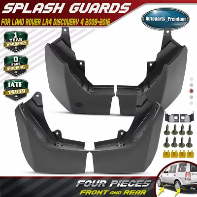 For Land Rover LR4 Discovery 4 Splash Guards Mud Flaps 2010-2016 Front Rear 4PCS • $28.49