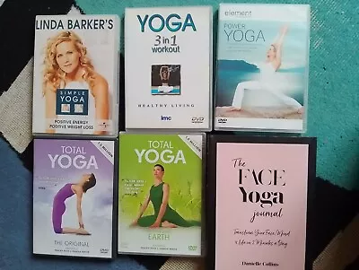 Yoga DVD Bundle And The Face Yoga Journal Book • £3