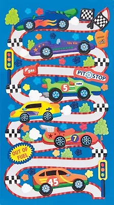 Race Car Rama Stickers Scrapbook Planner Papercraft Craft Party Vehicles Invites • $2.25