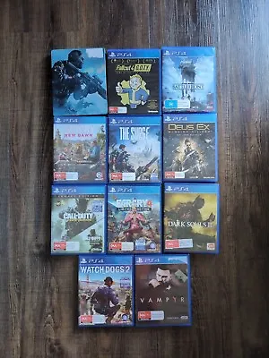 PS4 Game Bundle (Dark Souls III Fallout 4 GOTY Farcry 4 And More!) • $149