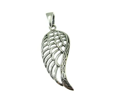 Handcrafted Solid 925 Sterling Silver Angel Wing Pendant • $15.29