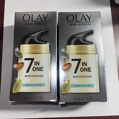 Olay Total Effects Face Moisturizer Fragance Free 1.7oz  (2 Pack) Free Shipping • $27.98