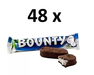 £28.99 • Buy Case Of 48 X Bounty Chocolate Coconut Bar 57g BBE 30/4/23