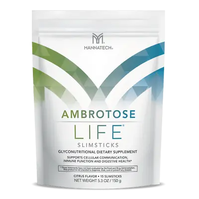 Mannatech Ambrotose LIFE® Slimsticks Glyconutrient Immune Supplement 150g NEW • $149.95