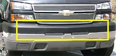 T-Rex Horizontal Bar Billet Aluminum Bumper Grille Insert-Polished; 25103 • $81.50