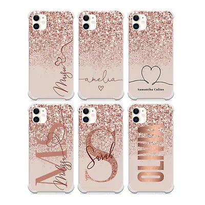 Personalised Phone Case Cover Custom Name Silicone For IPhone 15 XS 11 14 8 MAX • £6.29