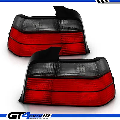 92 93 94 95 96 97 98 For BMW E36 3 Series 4Door Sedan Smoke Tail Lights Pair • $73.87