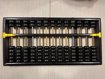 Vintage Chinese Abacus Lotus Flower Brand • $20