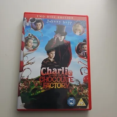 Charlie And The Chocolate Factory DVD Children Feature (2005) Johnny Depp • £2.90