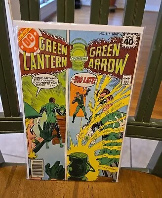 GREEN LANTERN GREEN ARROW #116 DC COMICS 1979 1ST APPEARANCE OF GUY GARDNER Grea • £19.79