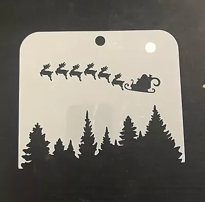 Santa And Reindeer Stencil For Face Painting • £4.95