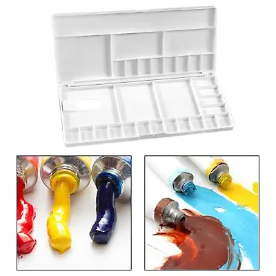 Watercolor Palette Paint Pallet Airtight 24 Wells Large Capacity Paint Paint • £11.10