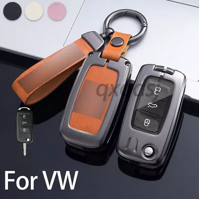 For VW Golf 6 Polo Jetta Tiguan Scirocco Zinc Alloy Remote Car Key Cover Holder • $37.50