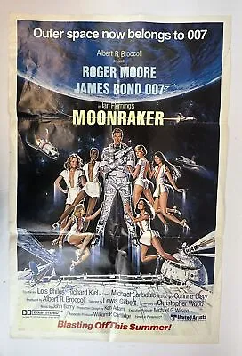 Original Moonraker Movie Poster / 1979 • $100