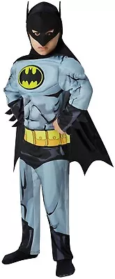 Rubies Deluxe Batman Boy Fancy Dress Superhero Kids Child Costume World Book Day • £16.99