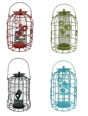 £9.95 • Buy Bird Feeders Flower Cage For Outdoor Gardens Squirrel Resistant Feeding Station