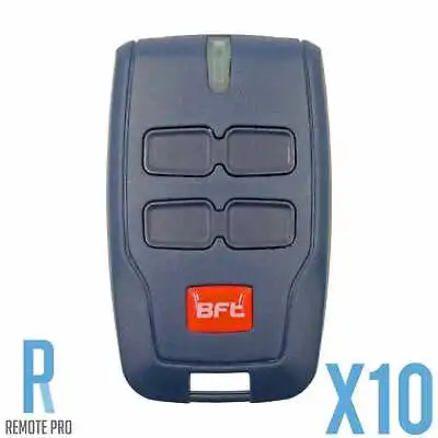 10 X Genuine BFT Mitto Garage/Gate Remote Type B RCB TX2/TX4/0678 4 Button • $430