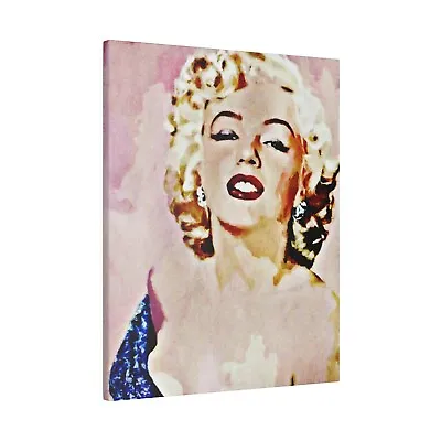 Marilyn Monroe / Canvas Framed Art By Dãvę Grãńt 16  X 20  • $40