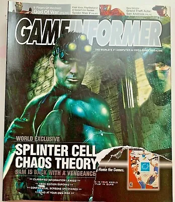 Game Informer August 2004: Issue 136: Splinter Cell: Retro Video Game Magazine • $7.49