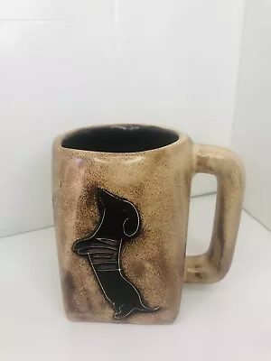 Mara Mexico Large Coffee Mug Mexican Art Pottery Dogs In Sweaters Theme 14 Fl Oz • $25.99