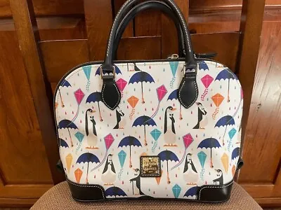 Disney Dooney & Bourke Mary Poppins Returns Domed Satchel Tote Bag Purse • $295