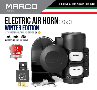 Marco Tornado Winter Edition Electric Air Horn For Trucks Car Motorcycle • $59.99