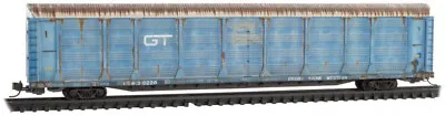 Micro-Trains MTL N-Scale 89' Auto Rack Grand Trunk Western/GTW Weathered 310220 • $57.49