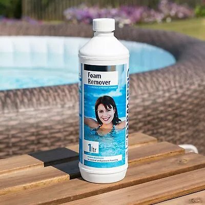 1litre Clearwater Foam Remover Lay Z Spa Pool & Hot Tub Chemicals Cleaner Ch0007 • £14.49